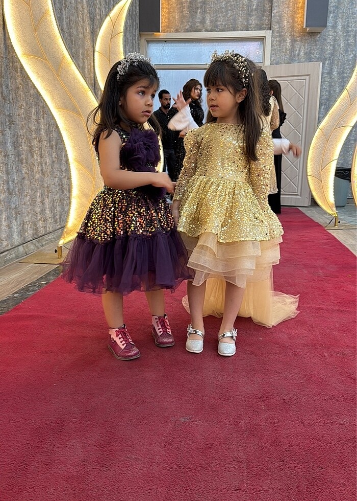 Kız çocuk kabarık abiye - Görsel 5