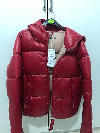 Bershka Bershka Kırmızı Mont Yeni