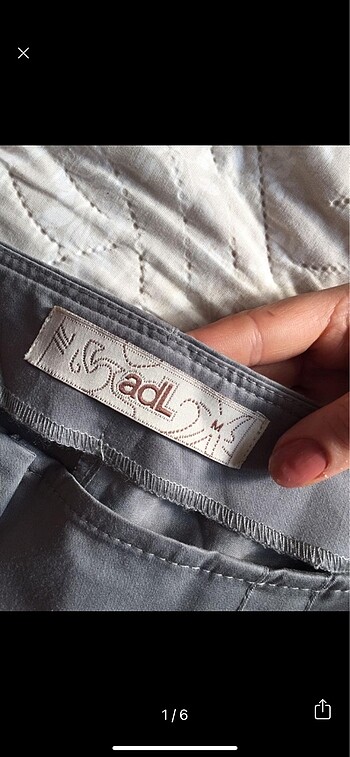 m Beden gri Renk adil ışık pantolon