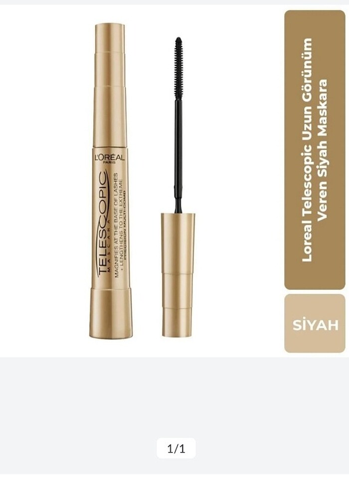 Orjinal,SIFIR Loreal Paris Telescopik Rimel  - Görsel 4