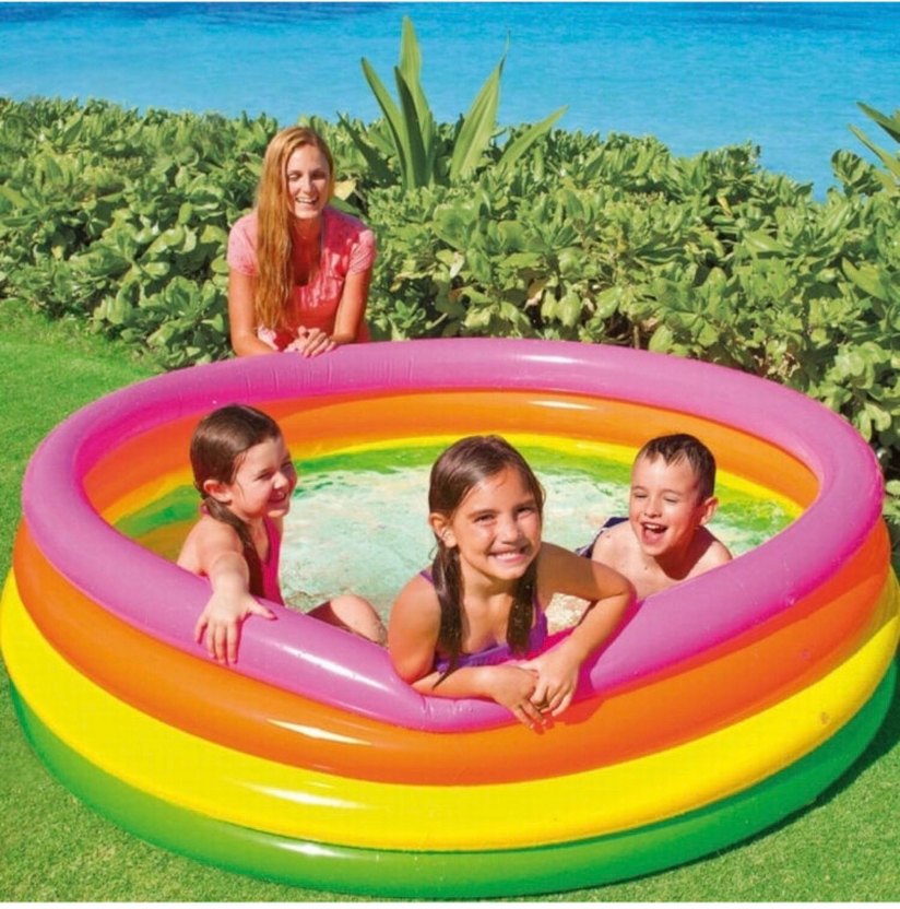 Renkli İntex Şişme Çocuk Havuzu - Görsel 2