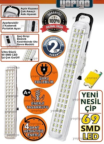 LED LAMBA 69 LEDLİ
