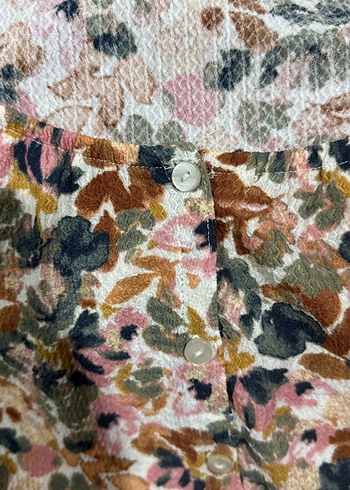 Çiçek Desenli Kadın Bluz - Görsel 5