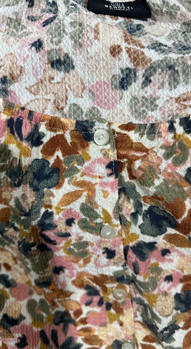 Çiçek Desenli Kadın Bluz - Görsel 5