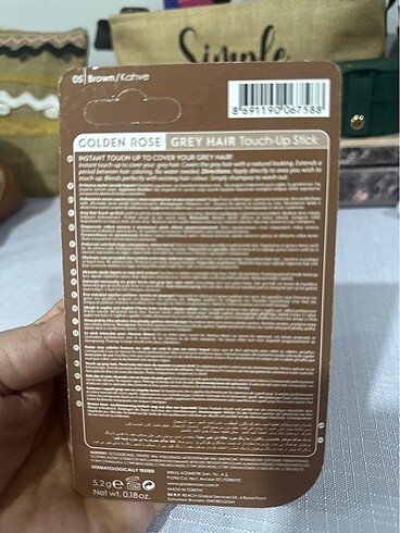 Golden Rose Beyaz saç kapatıcı stick