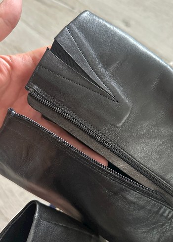 Kadın Siyah Deri Topuklu Çizme - Görsel 5