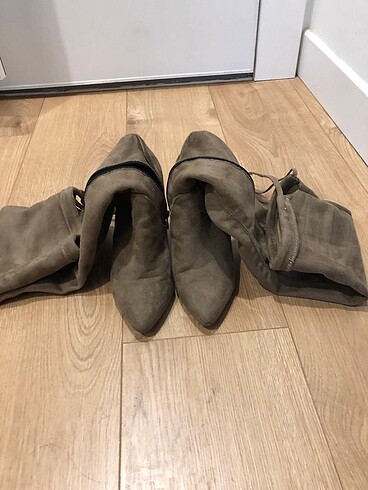 Trendyol & Milla Kahverengi,nude,camel çorap çizme 36 numara yepyeni