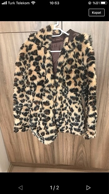 Leopar kürk takas