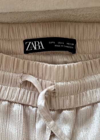 Zara Bej Kadın Salaş Pantolon