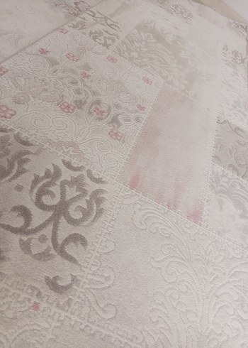 Gri Beyaz Nakışlı Modern Klasik Halı - Görsel 3