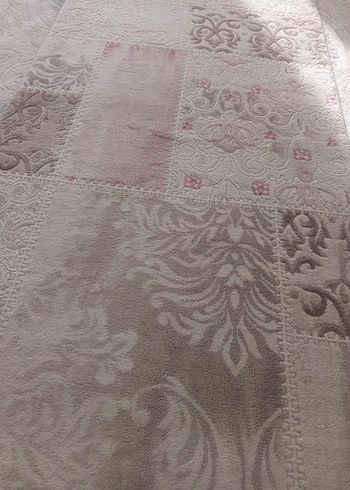 Gri Beyaz Nakışlı Modern Klasik Halı - Görsel 4