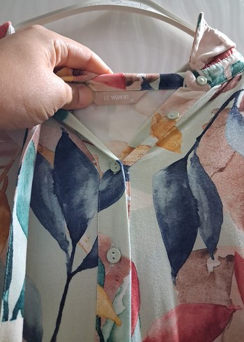 Bohem Çok Renkli Uzun Pilili Kadın Elbise - Görsel 4