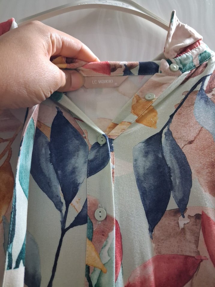 Bohem Çok Renkli Uzun Pilili Kadın Elbise - Görsel 4