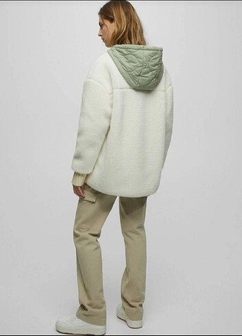 Pull and Bear Peluş mont