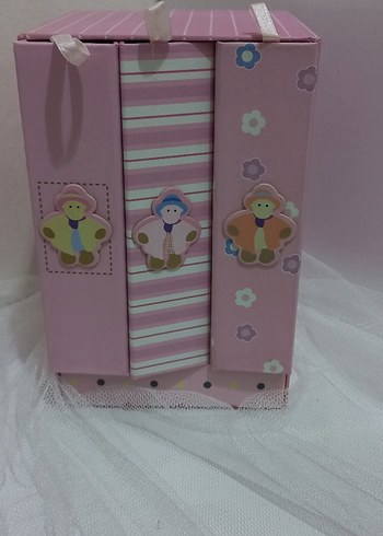 Diğer Pastel Pembe Bebek 3lü Fotoğraf Albümü