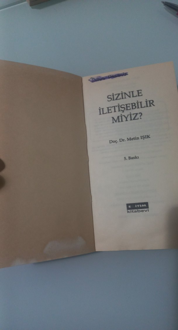 Sizinle İletişebilir Miyiz? kitap metin ışık - Görsel 2