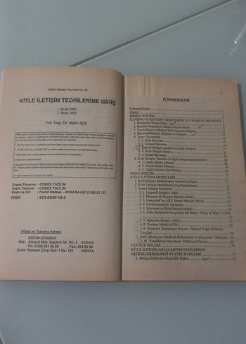 Kitle İletişim Teorilerine Giriş - Metin Işık - Görsel 4