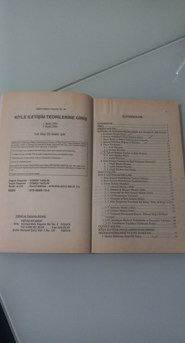 Kitle İletişim Teorilerine Giriş - Metin Işık - Görsel 4