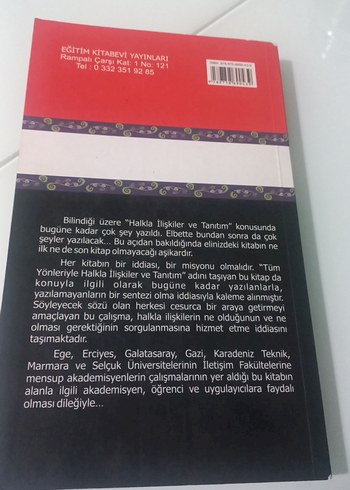 Tüm Yönleriyle Halkla İlişkiler ve Tanıtım Kitabı metin ışık - Görsel 10