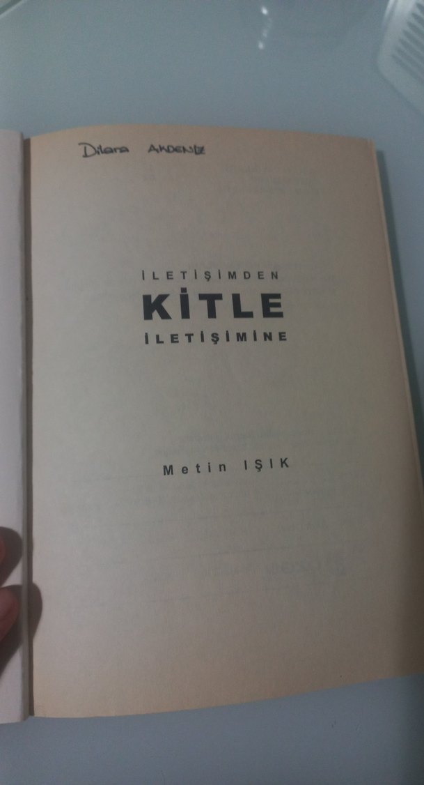 İletişimden Kitle İletişimine Kitap Metin Işık - Görsel 2