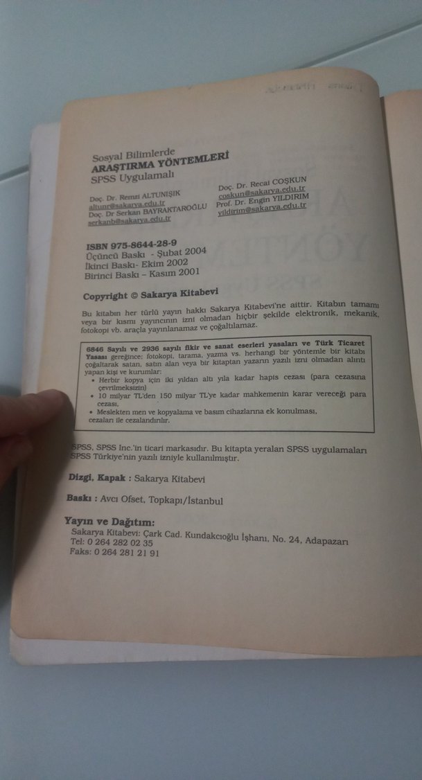 Sosyal Bilimlerde Araştırma Yöntemleri SPSS Uygulamalı Kitap - Görsel 3