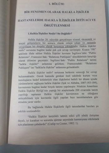 Hastanelerde Halkla İlişkiler Kitabı Metin Işık - Görsel 5