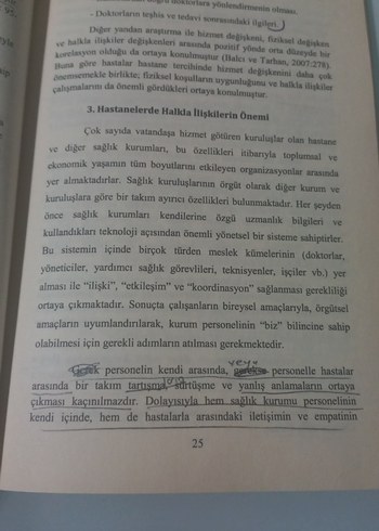Hastanelerde Halkla İlişkiler Kitabı Metin Işık - Görsel 9