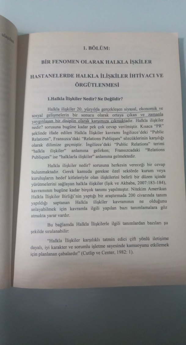 Hastanelerde Halkla İlişkiler Kitabı Metin Işık - Görsel 5