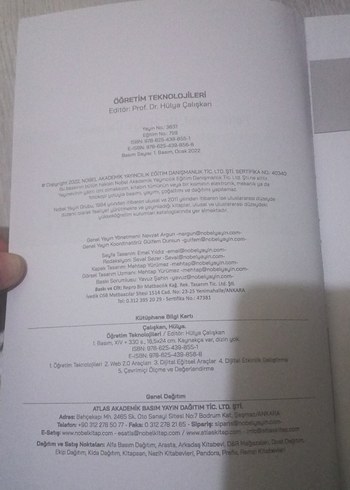 Öğretim Teknolojileri Kitabı -Hülya Çalışkan - Görsel 3