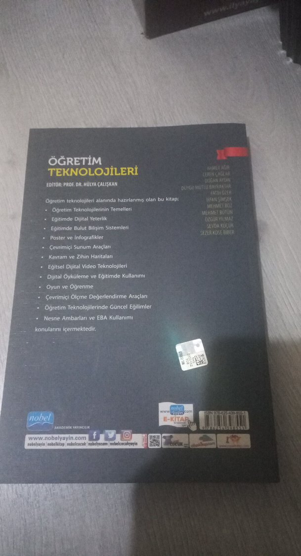 Öğretim Teknolojileri Kitabı -Hülya Çalışkan - Görsel 2