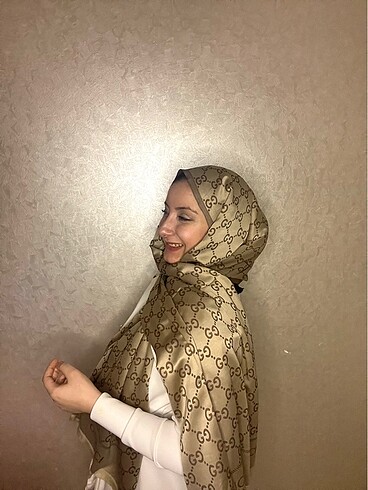 Gucci Şal Kaşmir İpek çift taraflı