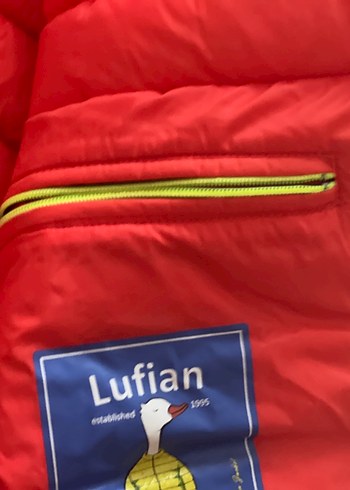 Turuncu şişme kaz tüyü Erkek Mont - Görsel 8