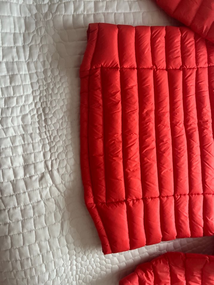 Turuncu şişme kaz tüyü Erkek Mont - Görsel 3