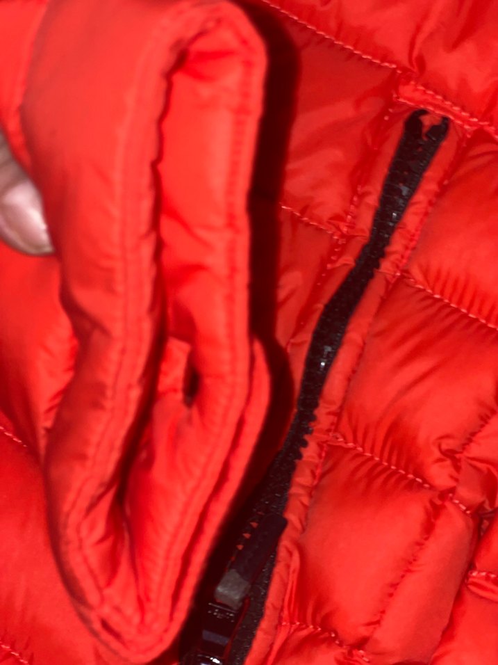 Turuncu şişme kaz tüyü Erkek Mont - Görsel 5