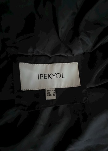 Siyah Uzun Kadın Kışlık Şişme Mont Kürklü Kapüşonlu - Görsel 10