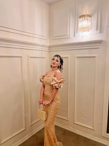 Şık abiye elbise