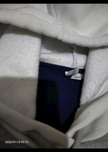 Gri Kapüşonlu Yale Baskılı Sweatshirt - Görsel 5