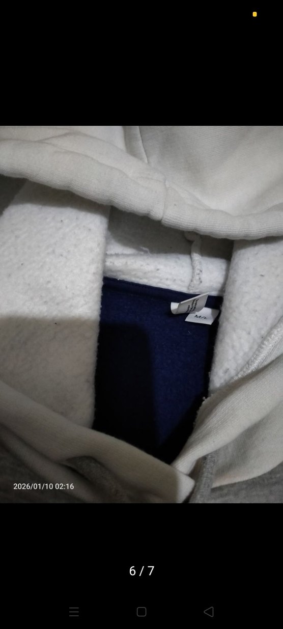 Gri Kapüşonlu Yale Baskılı Sweatshirt - Görsel 5