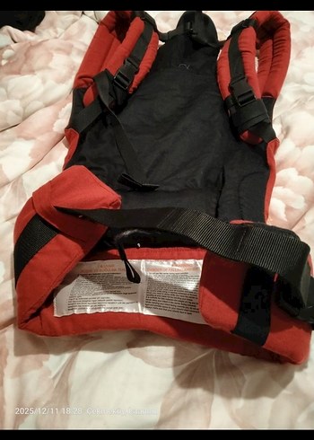 Koyu Kırmızı Bebek Taşıyıcı - Görsel 8