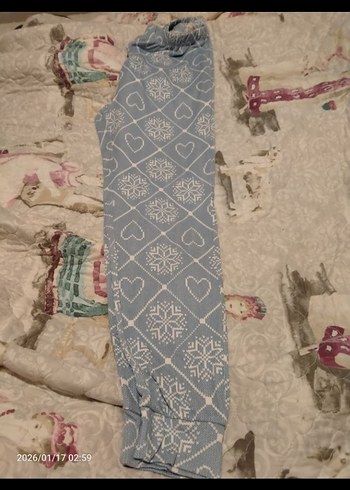 Nakışlı Mavi Gri Örgü Çocuk Battaniyesi - Görsel 5