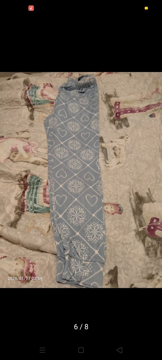 Nakışlı Mavi Gri Örgü Çocuk Battaniyesi - Görsel 5