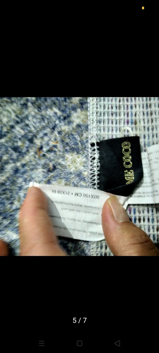 Koyu Gri Desenli Geleneksel Halı - Görsel 5