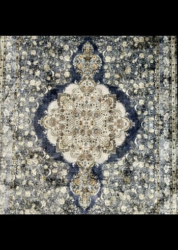 Klasik Desenli Gri Halı - Görsel 2