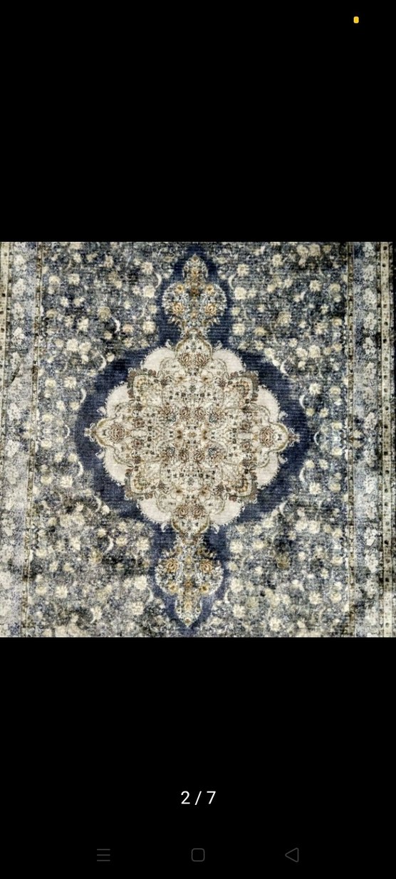 Klasik Desenli Gri Halı - Görsel 2