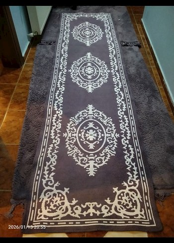 Siyah Nakışlı Geleneksel Halı - Görsel 8