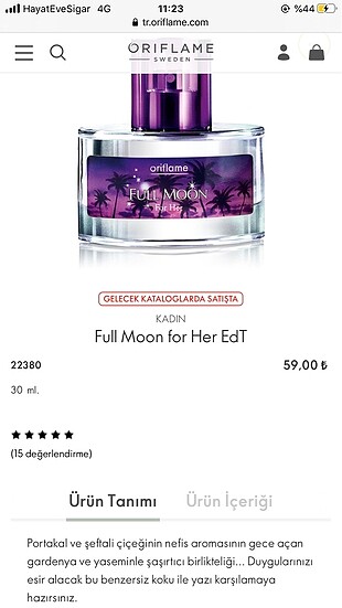 Oriflame Full moon parfüm