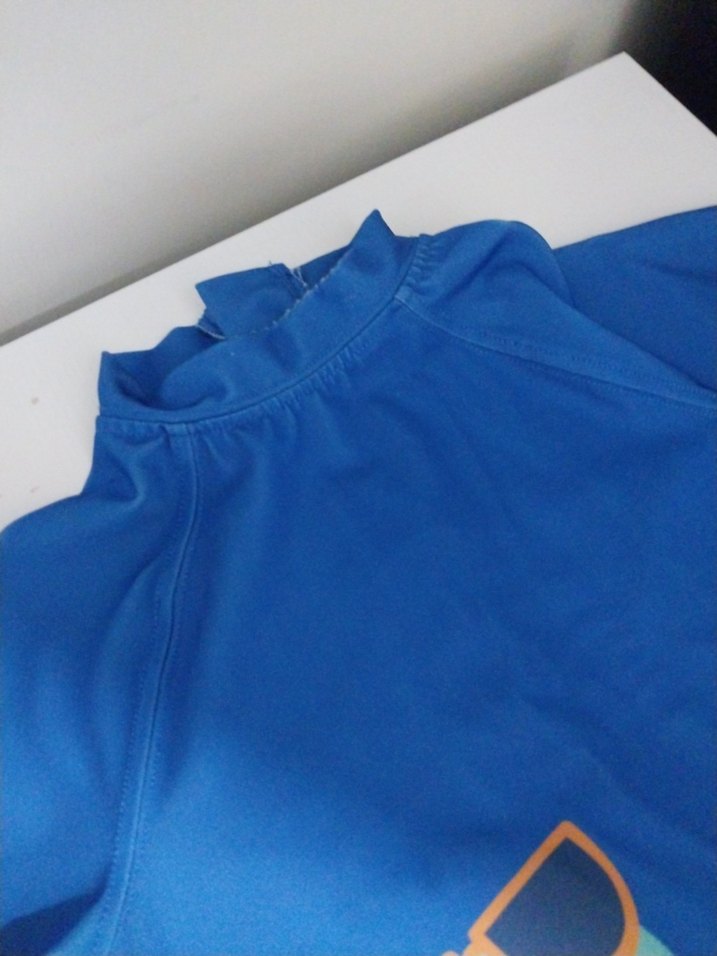 Erkek Çocuk Renkli Baskılı Mavi Mayo - Görsel 4