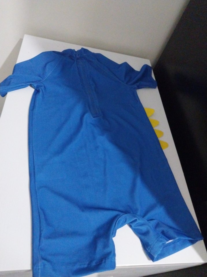 Erkek Çocuk Renkli Baskılı Mavi Mayo - Görsel 5