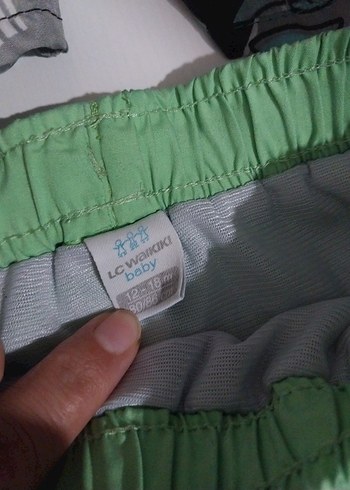LC Waikiki Erkek Çocuk Yeşil Rahat Kesim Şort
