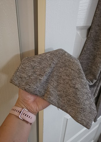Koton Kemerli Bej Kadın Kumaş Pantolon